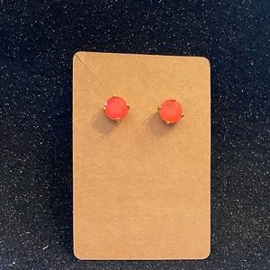 Kate Spade Gum Drop Coral/Pink earrings